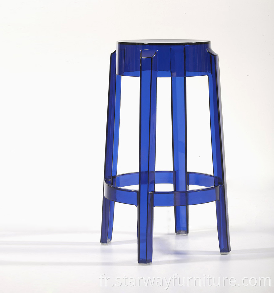 Plastic Clear Bar Stool